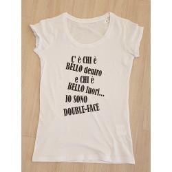 T-shirt Double face